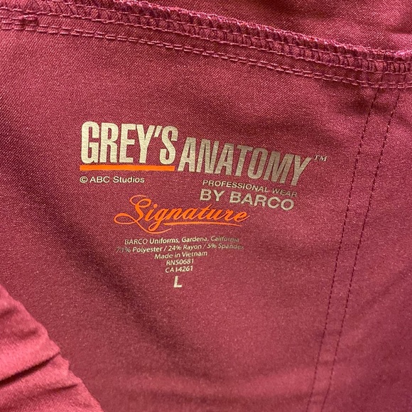NWt Greys Anatomy 3 Pocket Low Rise Pant - Picture 6 of 12